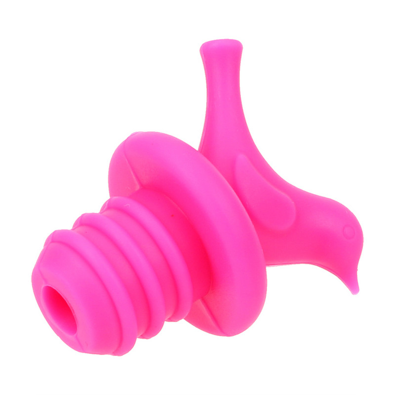 Instrumente pentru bar de familie, design creativ de păsări, dop de vin pentru conservare, dop pentru sticle, silicon, 1 buc. capace pentru sticle