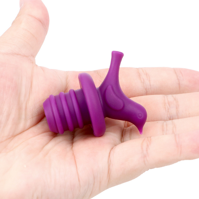 Instrumente pentru bar de familie, design creativ de păsări, dop de vin pentru conservare, dop pentru sticle, silicon, 1 buc. capace pentru sticle