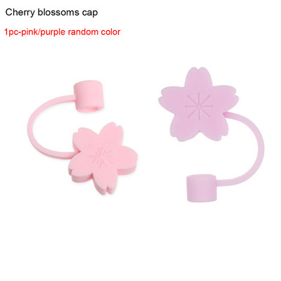 1 buc capac de praf de băut din desene animate, din silicon, cu paie, capac, capac, capac reutilizabil, accesorii pentru pahare, recipiente rezistente la praf, instrument pentru bar de bucătărie