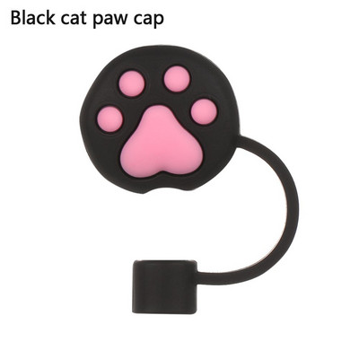 1 buc capac de praf de băut din desene animate, din silicon, cu paie, capac, capac, capac reutilizabil, accesorii pentru pahare, recipiente rezistente la praf, instrument pentru bar de bucătărie