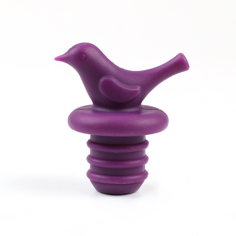 Noul design creativ de păsări, dop de vin, dop de plută de vin din silicon, capac pentru dop Capace pentru sticle, dop pentru sticlă, dopuri pentru toarnă de vin