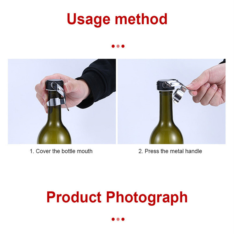 Dop de șampanie din oțel inoxidabil Plută pentru etanșare pentru dopuri pentru sticle de vin spumant.