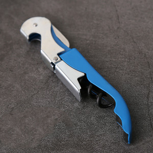 Deschidetor de sticle de bere, 11 culori, tirbușon profesional, cu balama dublă, ospătari, sticle de vin, deschizător de capace de bere, articole de bar