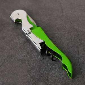 Deschidetor de sticle de bere, 11 culori, tirbușon profesional, cu balama dublă, ospătari, sticle de vin, deschizător de capace de bere, articole de bar