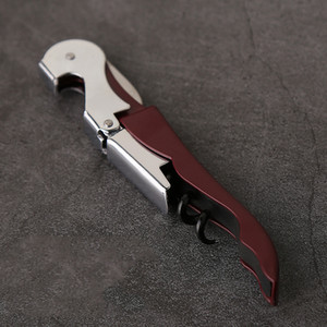 Deschidetor de sticle de bere, 11 culori, tirbușon profesional, cu balama dublă, ospătari, sticle de vin, deschizător de capace de bere, articole de bar