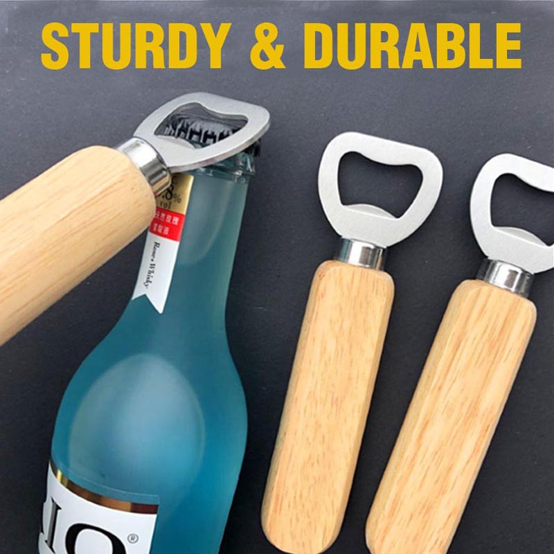 Bar din lemn Deschizător de sticle pentru urs Deschizător din lemn Trebușon Unelte pentru bar Stil original Lemn natural Robust Durabil