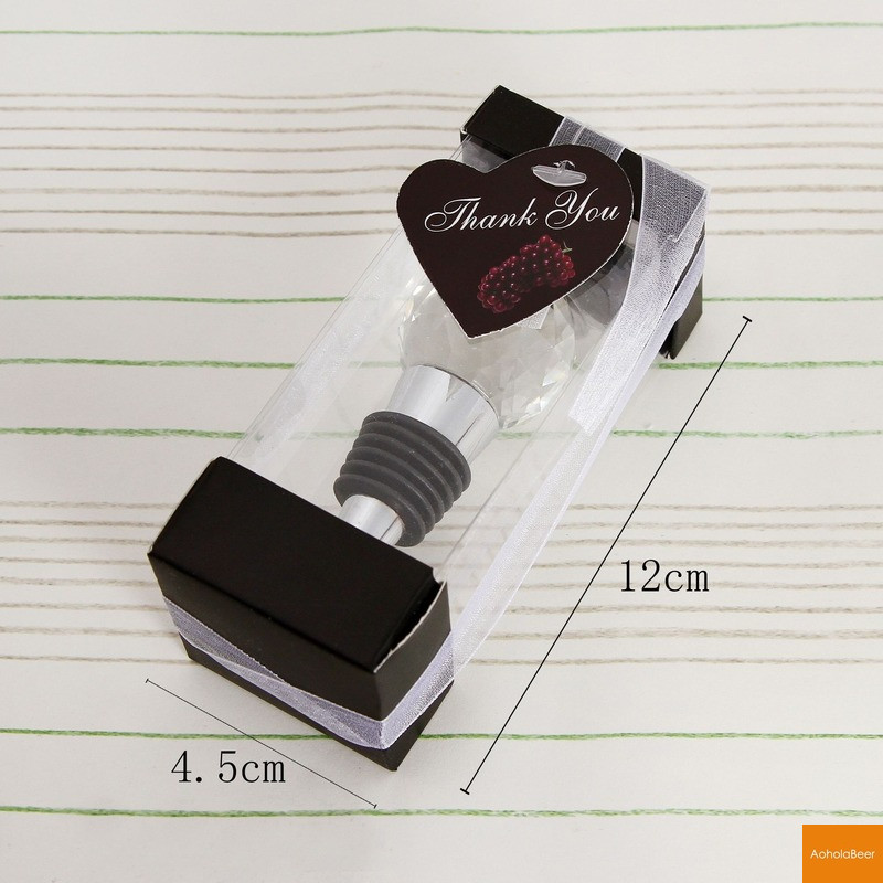 Set de vin din aliaj de zinc, dopuri de vin în formă de minge de cristal, unelte pentru bar, dop pentru sticle de vin, accesorii în vrac pentru baruri pentru decorarea casei