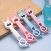 Vacclo Deschizător de sticle multifuncțional patru în unu Dispozitiv de înșurubare a capacului de sticle pentru conserve de uz casnic Deschizător de sticle creativ pentru conserve