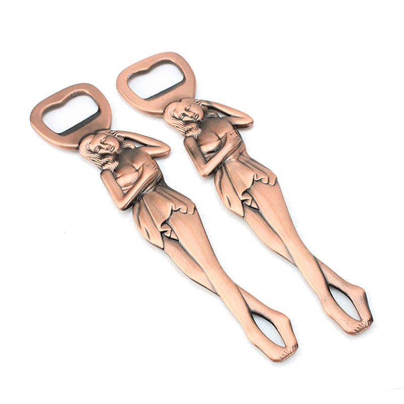 Noutate din aliaj metal frumusețe Sexy Lady Bar bere sticle de deschidere pandantiv instrument de bucătărie
