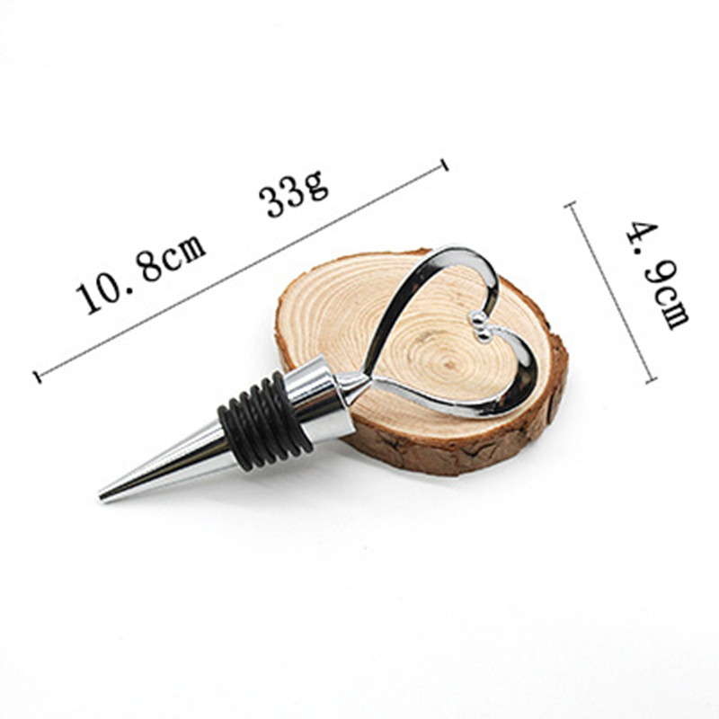 1 buc în formă de inimă, vin roșu, șampanie, dop pentru sticlă de vin, set de cadouri de nuntă pentru Valentines, dop de vin, accesorii pentru bar, baruri de acasă