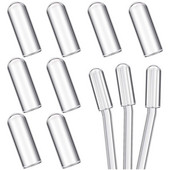 4 buc. Huse reutilizabile pentru paie de sticlă Capac pentru vârfuri de paie de băut Capac pentru paie din oțel inoxidabil Smoothie de 6/8/12 mm Capace de paie de sticlă