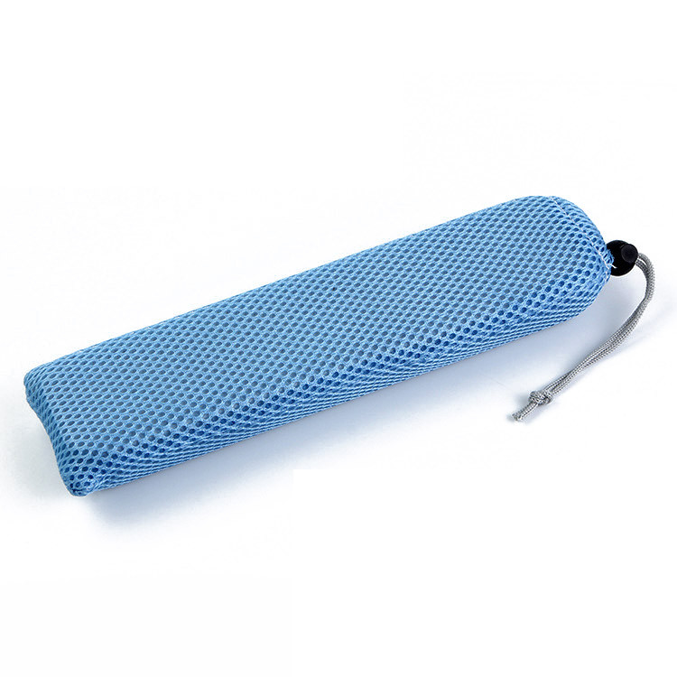 1 bucată geantă de paie geantă portabilă din plasă de călătorie husă de paie husă de transport pentru paie tacâmuri furculiță lingură seturi de veselă cu ridicata