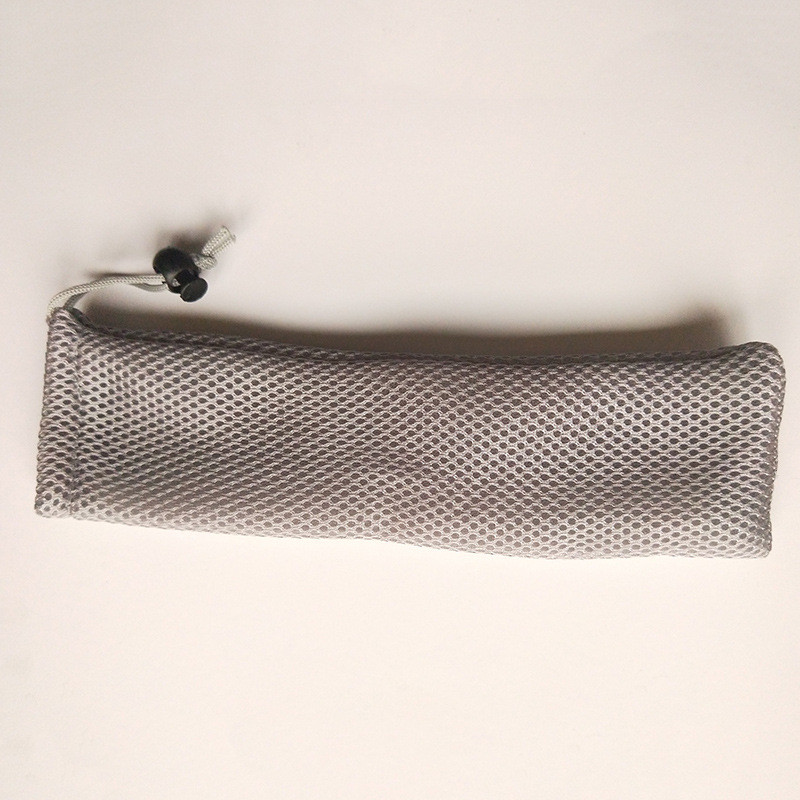 1 bucată geantă de paie geantă portabilă din plasă de călătorie husă de paie husă de transport pentru paie tacâmuri furculiță lingură seturi de veselă cu ridicata