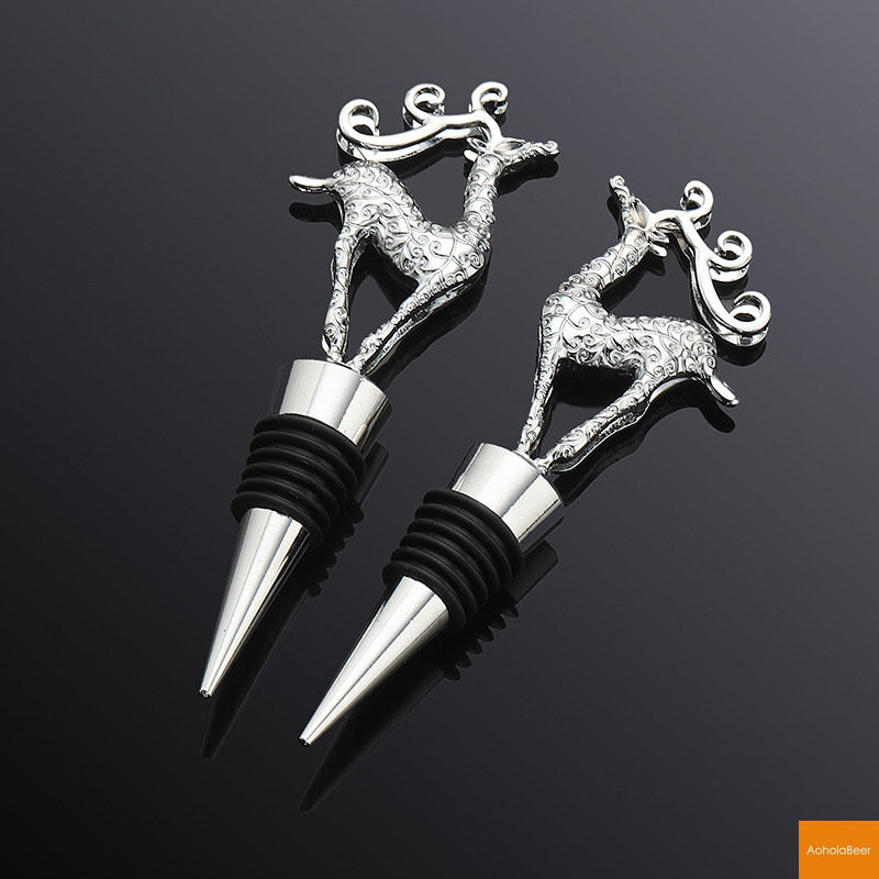 Crăciun Moș Crăciun dopuri decorative pentru vin, din aliaj de aur și argint, pentru decorare pentru sticle, dop pentru sticle, accesorii pentru vin, instrumente