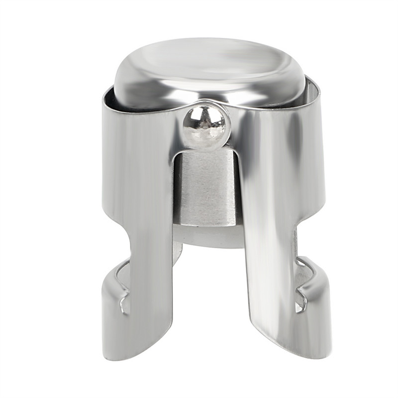 2022 Nou Sticla de Vin Bere Dop de pluta Dop pentru sticla de vin Instrumente de bar Capac de etansare a sticlei Otel inoxidabil Sampanie Dop spumant