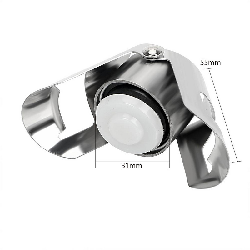 2022 Nou Sticla de Vin Bere Dop de pluta Dop pentru sticla de vin Instrumente de bar Capac de etansare a sticlei Otel inoxidabil Sampanie Dop spumant