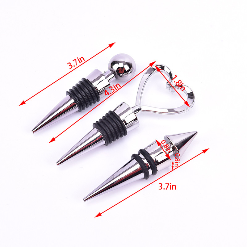 Elegant în formă de inimă, vin roșu, șampanie, dop pentru sticla de vin, dop creativ pentru sticla de vin, Cadouri de nuntă de Valentines