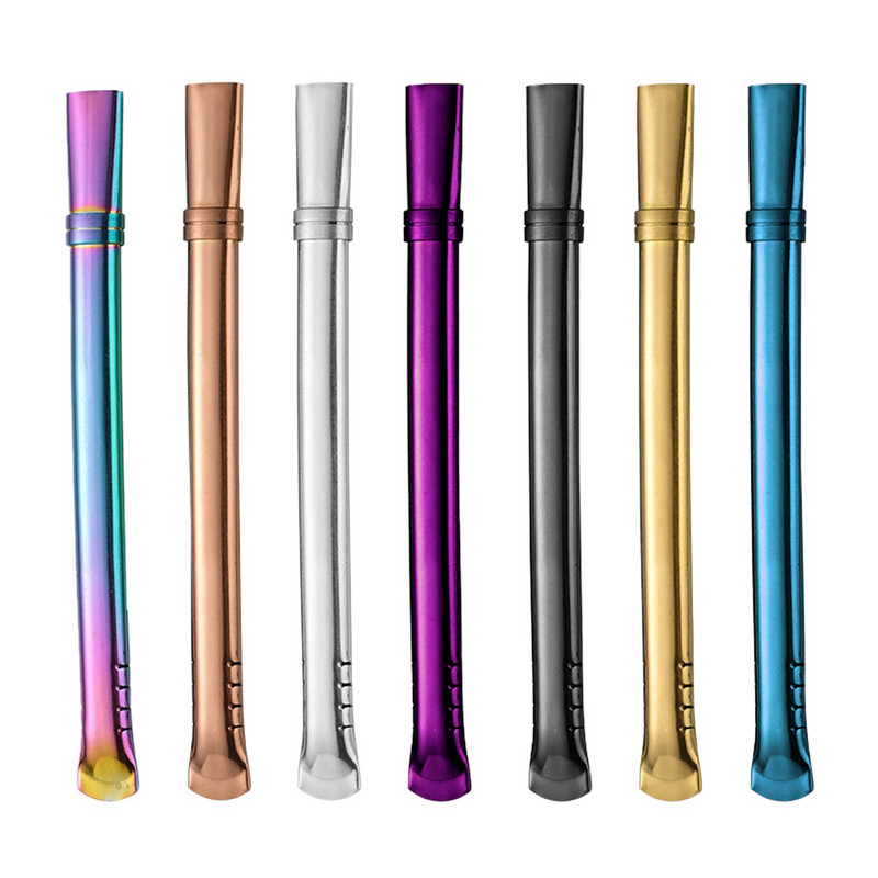 Filtru de ceai de băut din oțel inoxidabil Paie Mate Lingură de ceai Suc reutilizabil Paie de băut Unelte pentru ceai Accesorii de bucătărie lavabile