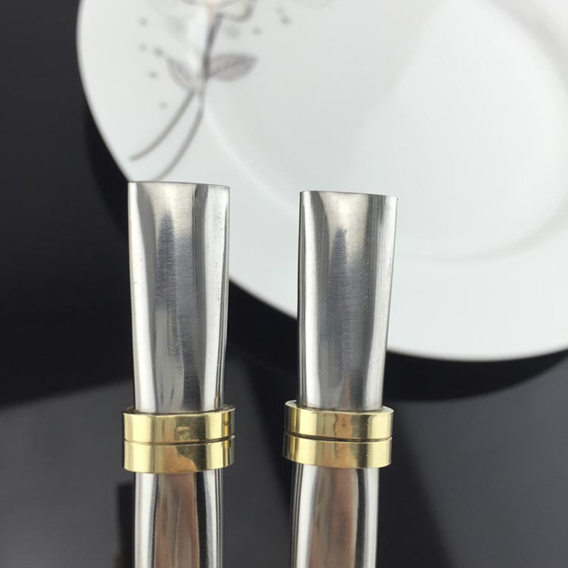 1PC paie de băut din oțel inoxidabil lingură filtru de ceai Yerba Mate paie de ceai Bombilla tărtăcuță instrumente de ceai reutilizabile