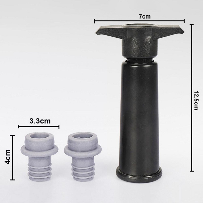 Dop reutilizabil pentru sticlă de vin de etanșare Pompă de aer cu vid Capac din silicon Capac din silicon Bucătărie Bar Ustensile de bucătărie Gadget-uri