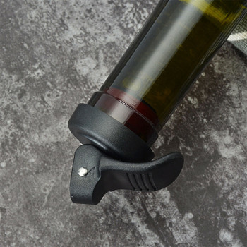 1 τμχ Πώμα καπακιού για μπουκάλι κόκκινου κρασιού σε κενό σκούπα Πώμα φιάλης σαμπάνιας σιλικόνης σφραγισμένο με κενό σκούπα Retain Freshness Wine Plug Bar Tools