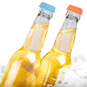 12 τμχ Καπάκια μπουκαλιών μπύρας σιλικόνης Επαναχρησιμοποιήσιμα πώματα κρασιού Κουζίνα στεγανό Fresh Keeping στεγανοποιητικό καπάκι για μπουκάλι καρυκεύματα ποτό