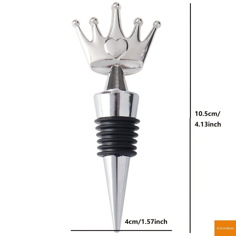 Accesorii pentru bar Baruri pentru acasă Coroana dop de vin Favoruri de nuntă pentru oaspeți Aniversare de aniversare dopuri pentru sticle cu cutie de pachet