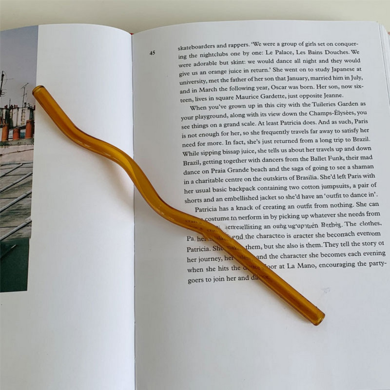 Pai de sticlă răsucite Pai reutilizabile Paie de sticlă rezistente la căldură Ceai de lapte de băut Bar cu tulpină lungă Accesorii pentru paie de sticlă pentru petrecere