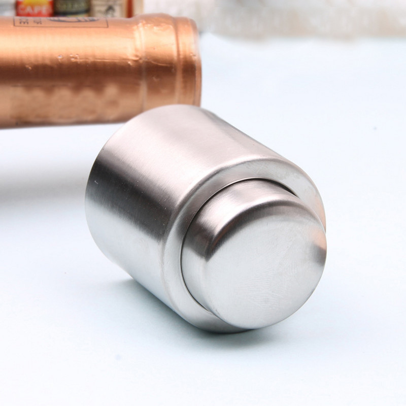 Dop pentru sticla de vin cu vid din oțel inoxidabil Depozitare sigilată Dop de înaltă calitate Dop pentru curgerea alcoolului Capac de turnare