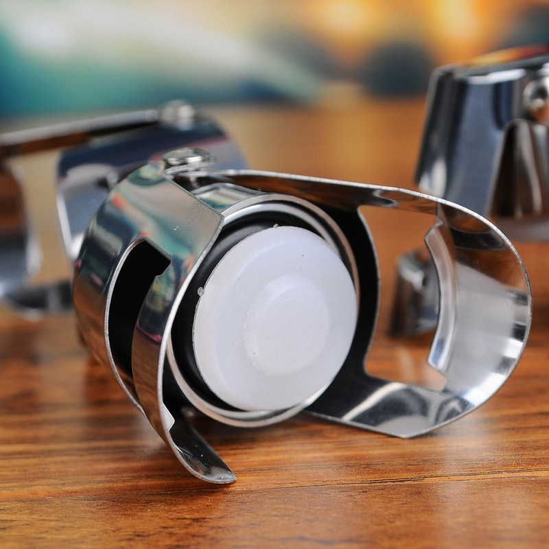 Dop pentru sticla de vin cu vid din oțel inoxidabil Depozitare sigilată Dop de înaltă calitate Dop pentru curgerea alcoolului Capac de turnare