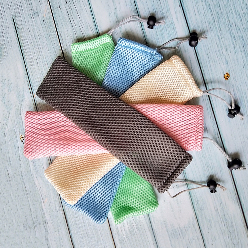 5 buc paie portabile reutilizabile 304 paie din oțel inoxidabil Smoothi-uri din metal, tubul de băut cu ridicata, roz verde, cu pungă din plasă perie