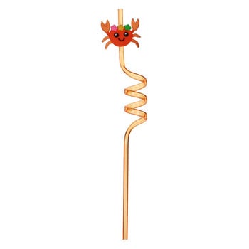 PVC Cartoon Cute Straws Κατηγορία τροφίμων Υλικό Αντοχή στη θερμοκρασία Άχυρο Λείο Αξεσουάρ Μπάρα Διάφορων Σχημάτων Αξεσουάρ Μπάρας