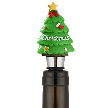 Χριστουγεννιάτικο δέντρο Πώμα μπουκαλιού κρασιού Διακοσμητικά πώματα Χριστουγεννιάτικου πάρτι Δώρα μπαρ Μπουκάλι σφραγισμένο Fresh Keeping Champagne Stopper