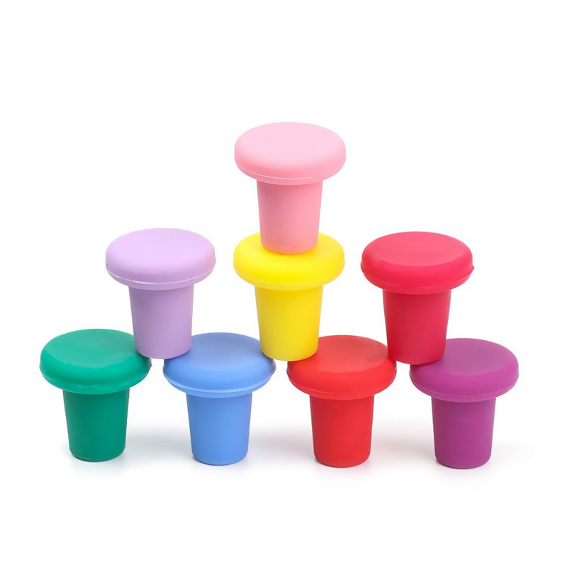 Аксесоари за кухненски бар Уплътнение за бара Силиконова запушалка за бутилка за вино Запушалка за многократна употреба Запушалка за запушалка за вино Капак за бутилка