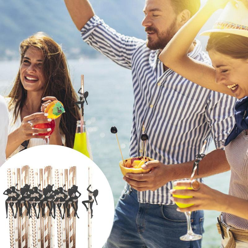 Favoruri pentru burlac Paie pentru burlac Paie pentru burlac Paie reutilizabile din hartie 24BUC Decoratiuni pentru burlac Obraznic