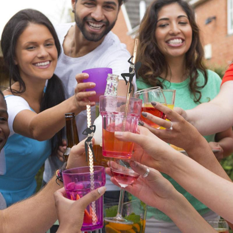 Favoruri pentru burlac Paie pentru burlac Paie pentru burlac Paie reutilizabile din hartie 24BUC Decoratiuni pentru burlac Obraznic