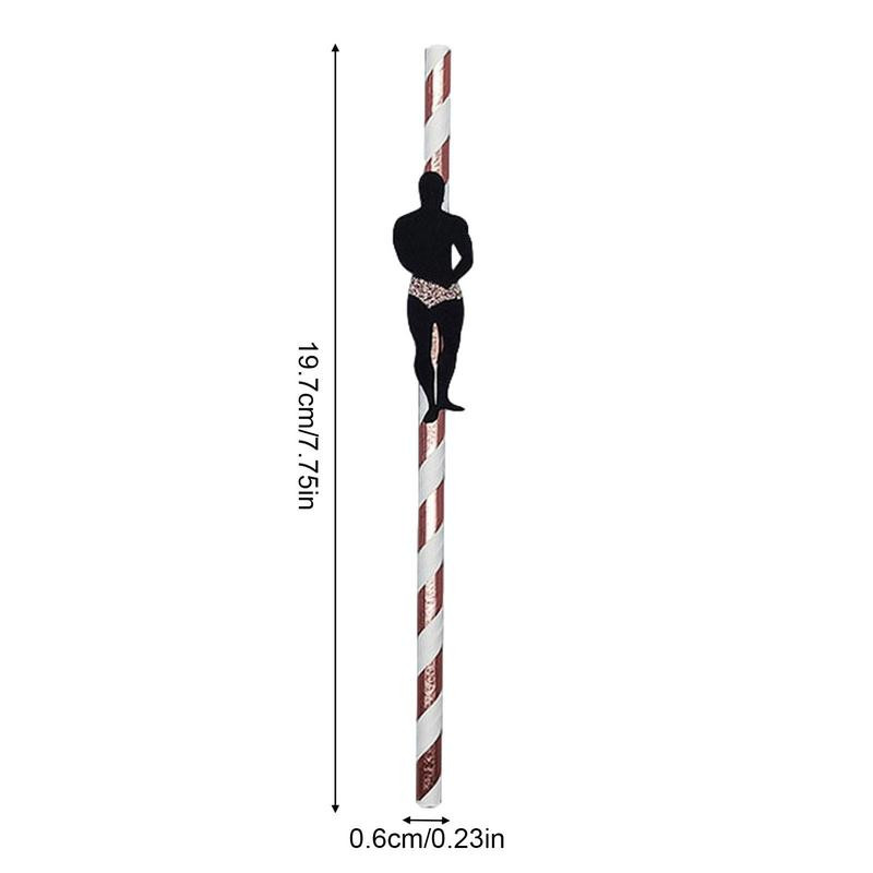 Favoruri pentru burlac Paie pentru burlac Paie pentru burlac Paie reutilizabile din hartie 24BUC Decoratiuni pentru burlac Obraznic