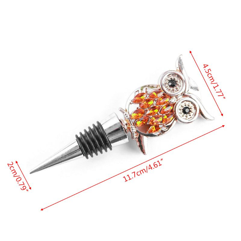 Сладък бухал Запушалка за бутилка вино Вакуумно затворени капачки за многократна употреба Сватбени декорации за сватбено тържество Подарък