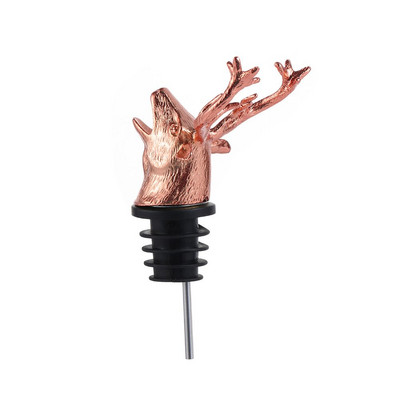 Hot Deer Elk Lion Bull Head Boröntő Palackdugók Báreszközök Esküvői Italok Borlevegőztetők Konyhai szerszámok Kiegészítők