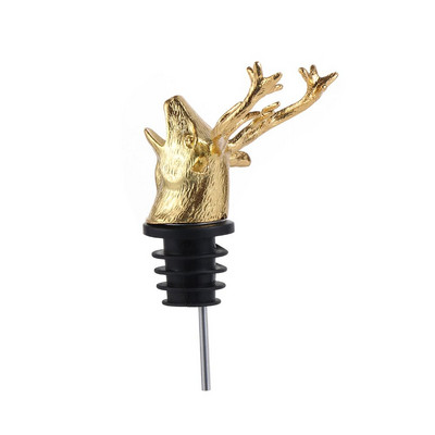 Hot Deer Elk Lion Bull Head Boröntő Palackdugók Báreszközök Esküvői Italok Borlevegőztetők Konyhai szerszámok Kiegészítők
