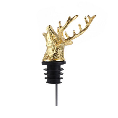 Hot Deer Elk Lion Bull Head Boröntő Palackdugók Báreszközök Esküvői Italok Borlevegőztetők Konyhai szerszámok Kiegészítők