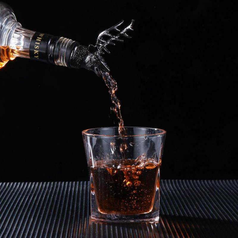 Căprior fierbinte Elan Leu Cap de taur Opritori de vin Opritori pentru sticle Instrumente de bar Băuturi pentru petrecerea de nuntă Aeratoare de vin Accesorii pentru unelte de bucătărie