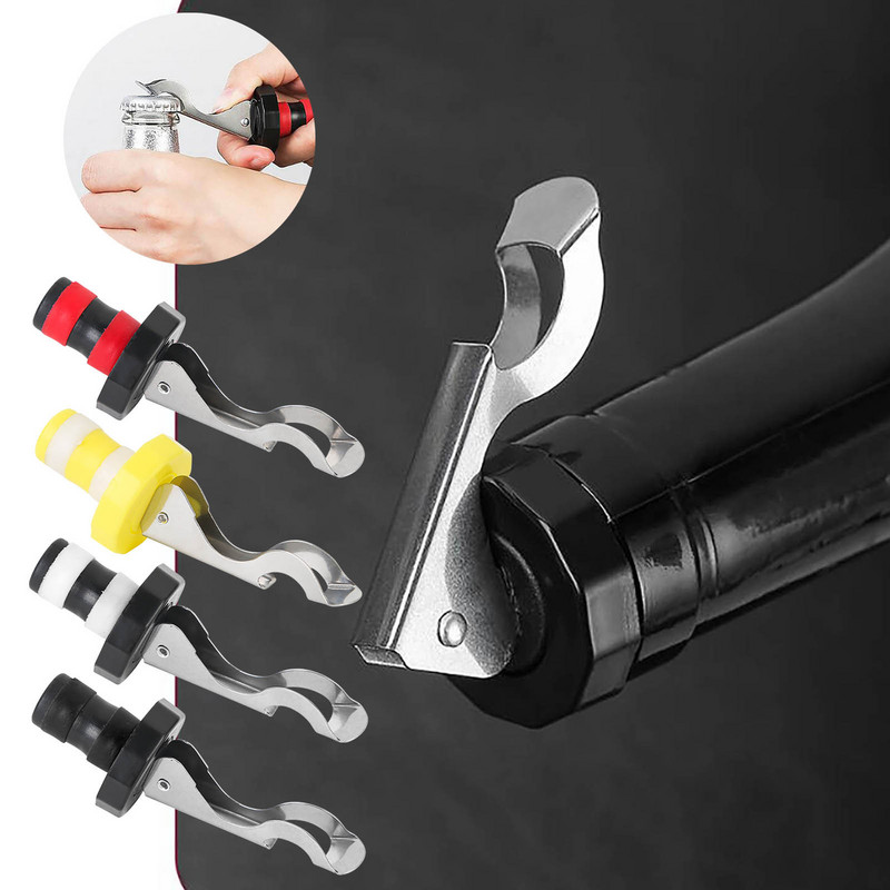 Протектор Отварачка за бутилки От неръждаема стомана Запушалка за бутилка вино Запушалка за бутилка бира Уплътнител Запушалка за готвене Запушалка за бутилка от неръждаема стомана