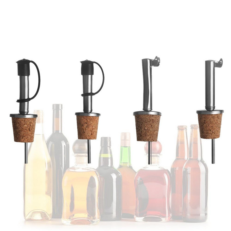 1/3 vnt. Naujas medinis kamštienos raudonojo vyno piltuvas, aliejus, alaus butelio kamštelis su dangteliu, virtuvės įrankiu