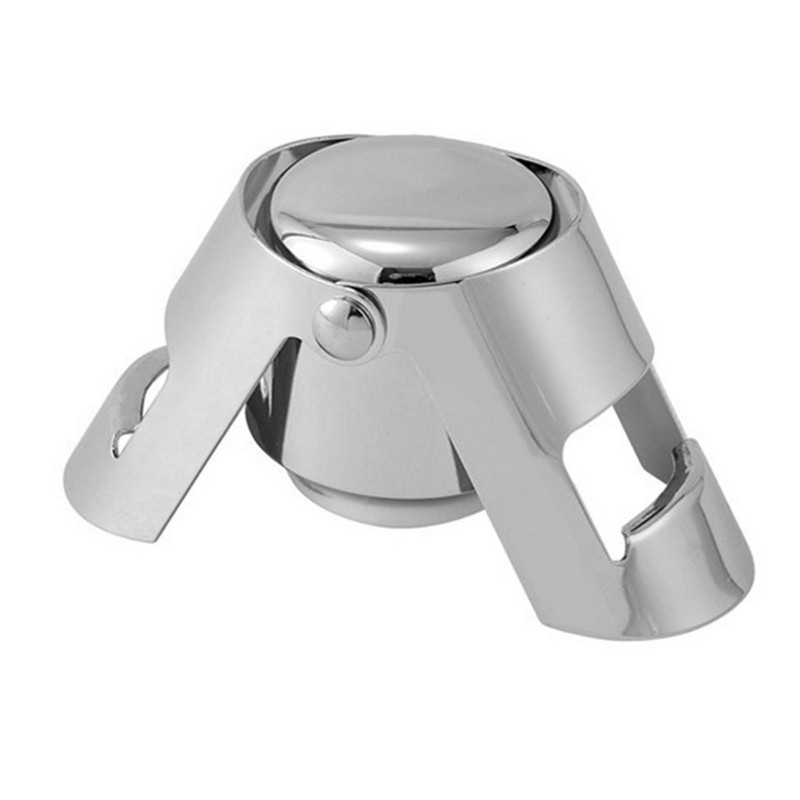 Стоманена запушалка за бутилка шампанско Вакуумно запечатана искряща шампанско Бутилка за вино Спестяваща запушалка за бутилка Отварачка Бар инструмент