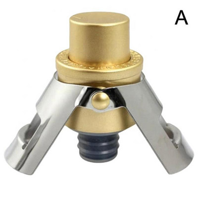 Πώμα σαμπάνιας κενού με αντλία πίεσης Keep Fizz Bubbly Prosecco Caps Sealer βύσματα Μπουκάλι σιλικόνης Αφρώδες κρασί Cava V6w9