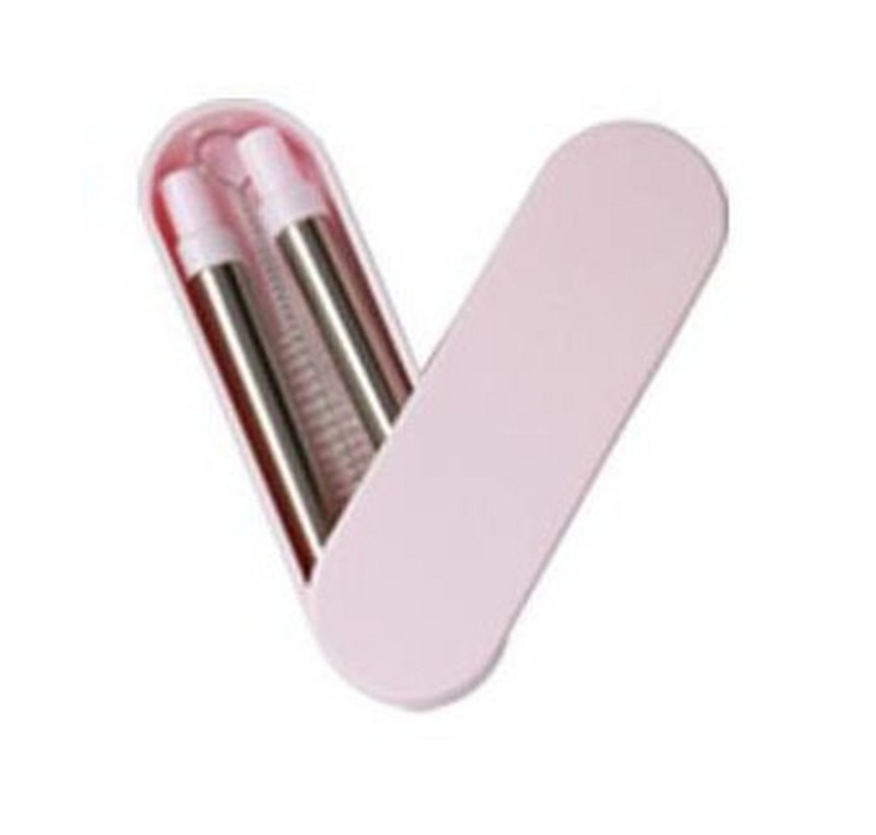 Set de paie telescopice portabile din oțel inoxidabil de uz casnic, în aer liber, portabil, pliabil, din silicon, reciclabil