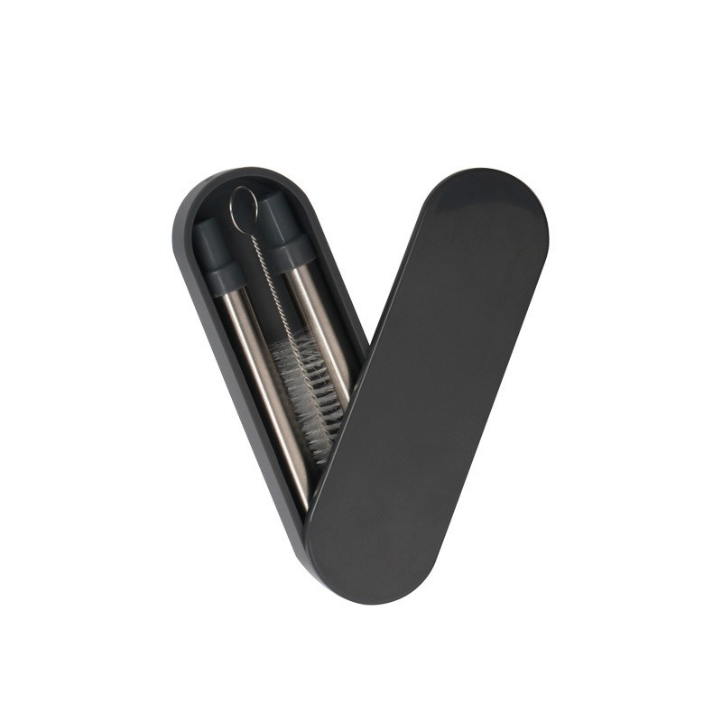 Set de paie telescopice portabile din oțel inoxidabil de uz casnic, în aer liber, portabil, pliabil, din silicon, reciclabil