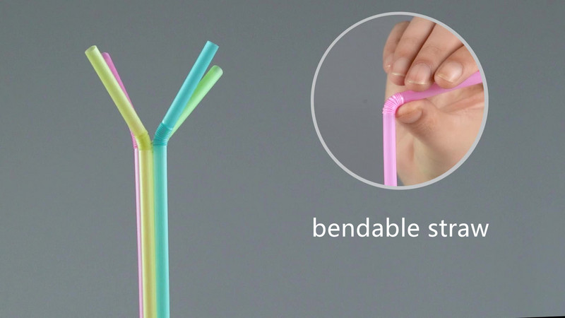 100 bucăți 18,5 cm paie de băut curbate, colorate, de unică folosință, pentru petrecere de nuntă, pentru bar, accesorii pentru băuturi, paie reutilizabile pentru ziua de naștere