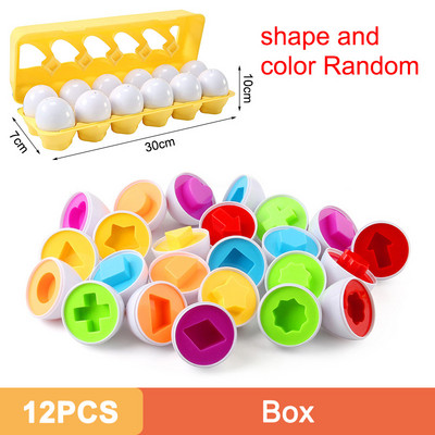 Viedās olu rotaļlietas bērniem Formai atbilstošas izziņas šķirotāji bērniem 3D finierzāģu spēles bērniem Mazuļu izglītojoša rotaļlieta